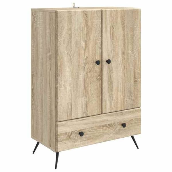Maison Exclusive - Buffé Ek Sonoma 66 x 34,5 x 95 cm Ingenjörsträ