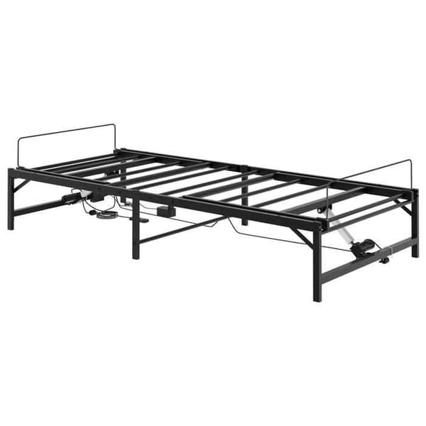 Maison Exclusive - Justerbar Elektrisk Sengestel Sort 90 x 200 cm Stål Svart