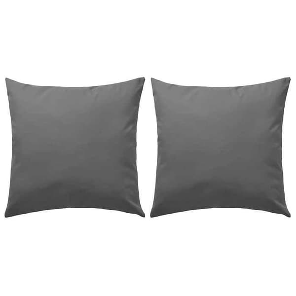 Maison Exclusive - Utomhus kuddar set om 2 45 x 45 cm Grå Grå