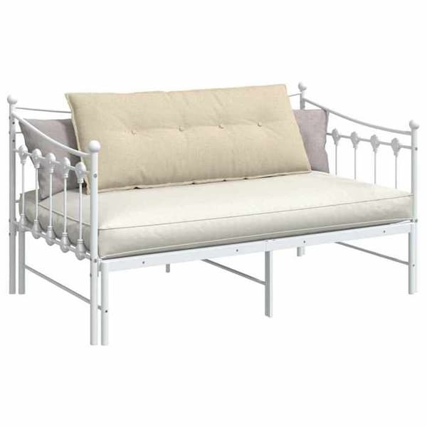 Maison Exclusive - Rygpude Creme 120 x 19 x 50 cm stof