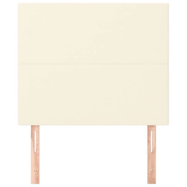 Maison Exclusive - Hovedgærde Creme 100x5x118/128 cm Simililæder Grädde