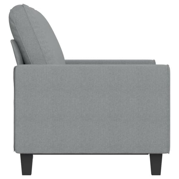 Maison Exclusive - Vaaleanharmaa 2-paikkainen sohva 120 cm Kangas