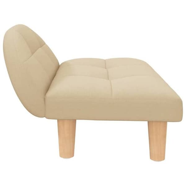 Maison Exclusive - Hundsäng crème 70x52x30 cm tyg Grädde
