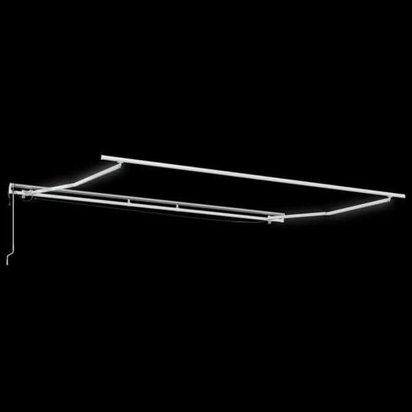 Maison Exclusive - Automatisk indtrækbar markise med anthracite og hvid LED