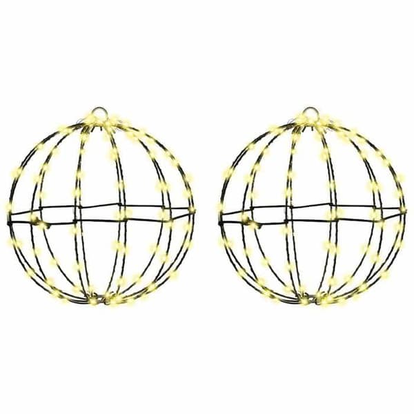 Maison Exclusive - Julstjärna 2 st 192 LED Varmvit Vit varm