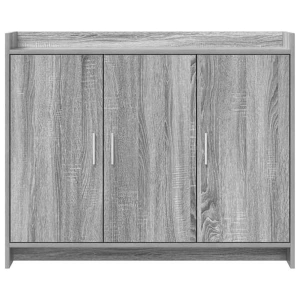 Maison Exclusive - Buffet Sonoma grå 98,5 x 33 x 80 cm Ingeniørtræ