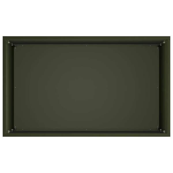 Maison Exclusive - Puutarhakori 2 kpl Oliivinvihreä 40 x 30 x 75 cm