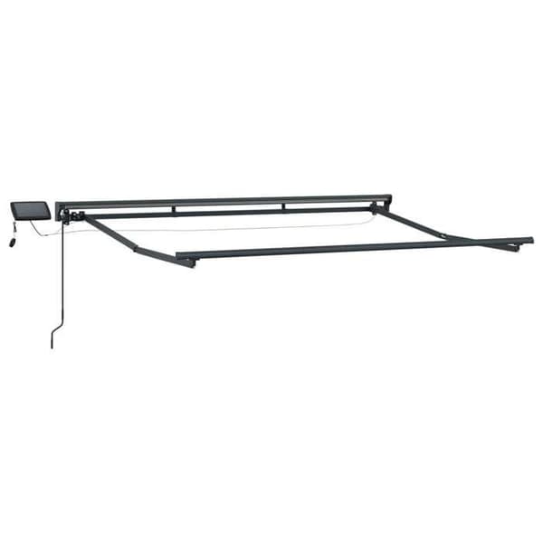 Maison Exclusive - Manuell markisram med LED 3,5 x 2 m