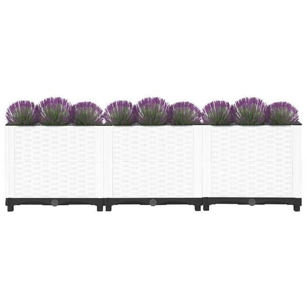 Maison Exclusive - Hög säng 120x40x38 cm Polypropylen Vit