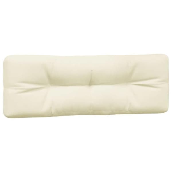 Pallepuder - EKSKLUSIV HUS - sæt af 2 - UV-bestandig polyester - fyld af hulfiber - creme grädde