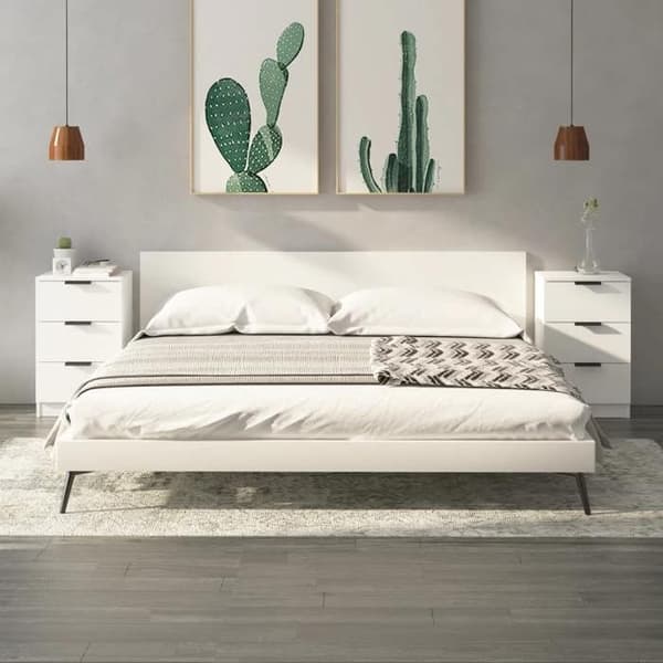 Maison Exclusive - Sängbord 2 st Vit 40x36x65 cm Vit