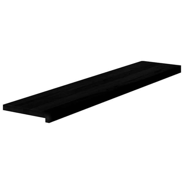 Maison Exclusive - Trappe trin 4 stk brun-sort 120x25x2 cm massiv eg