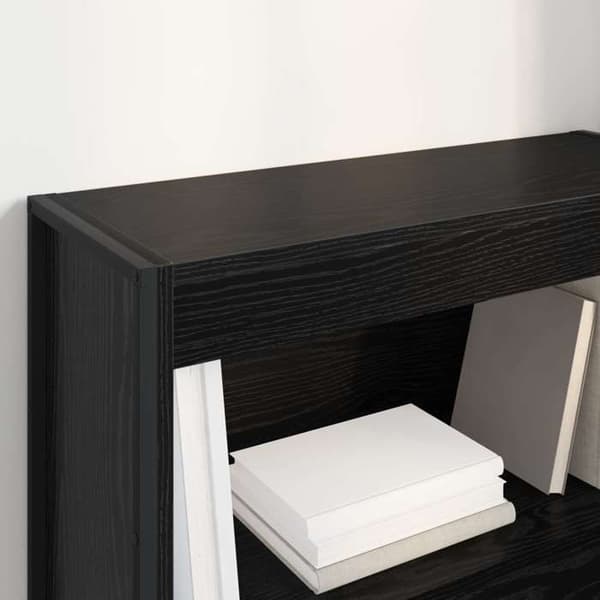 Maison Exclusive - Bibliotek 80 x 30 x 86,5 cm Ingeniørtræ Sort eg