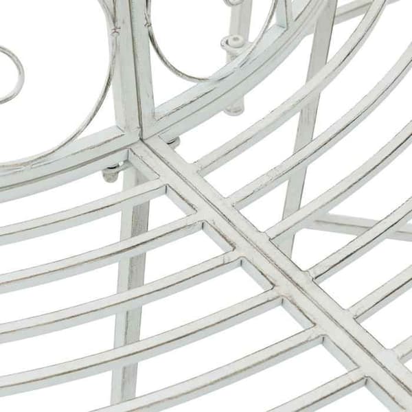 Maison Exclusive - Træbænk 4 - Antal pladser 160 x 80 x 89 cm Stål