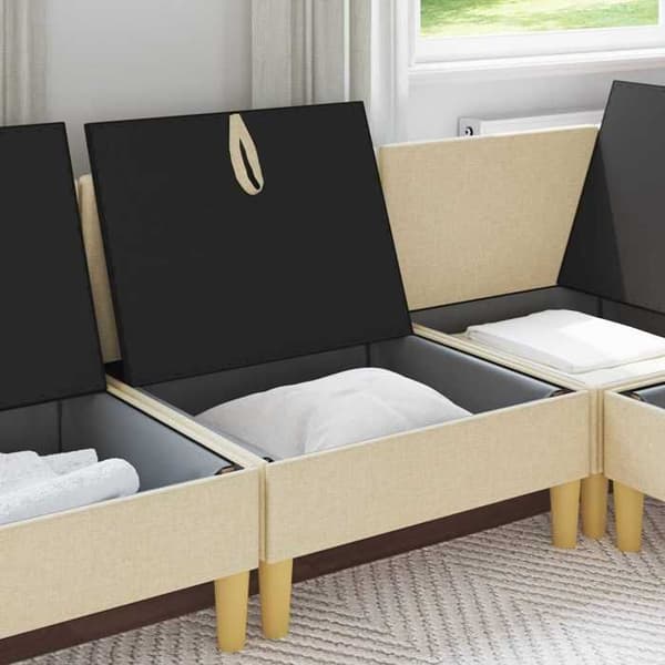 Maison Exclusive - Sofa med opbevaring i stof