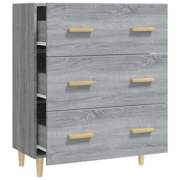 Maison Exclusive - Sonoma harmaa buffet 70x34x90 cm insinööripuuta Grå