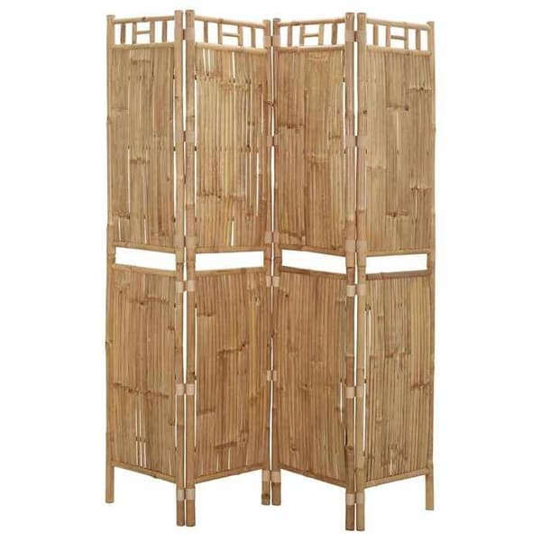 Maison Exclusive - 4-paneelin bambu-seinäelementti 160x180 cm