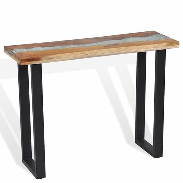 Maison Exclusive - Konsolipöytä Teak 100 x 35 x 75 cm