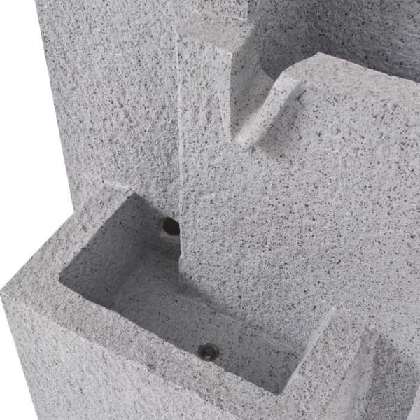 Maison Exclusive - Inomhusfontän med LED-belysning, polyresin