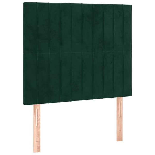 Maison Exclusive - Mörkgrön sänggavel 90x5x118/128 cm Sammet Mörkgrön