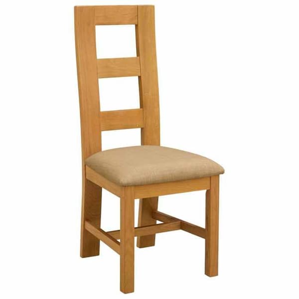 Maison Exclusive - Matstol 2 st Massivt ek Beige