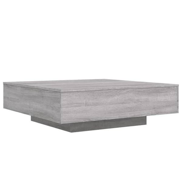 Maison Exclusive - Sofabord sonoma grå 100x100x31 cm ingeniørtræ