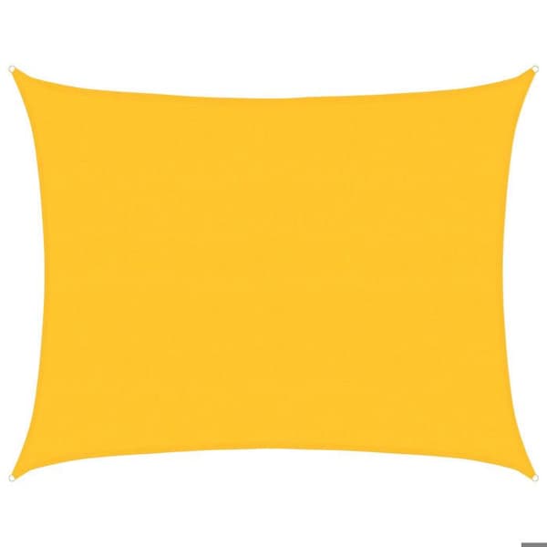 Maison Exclusive - Skuggduk 160 g/m² rektangulär gul 6x7 m PEHD