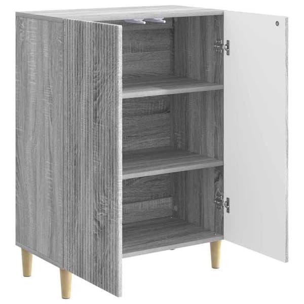 Maison Exclusive - Buffé Sonoma grå 66 x 34,5 x 90 cm Ingenjörsträ