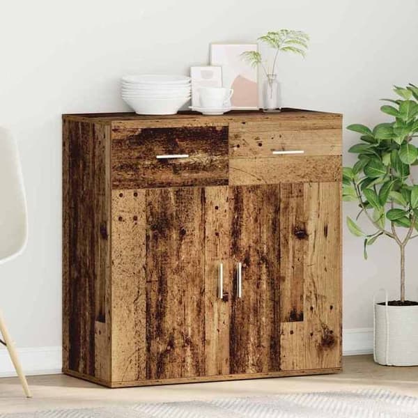 Maison Exclusive - Buffé i gammalt trä 78 x 38 x 80 cm Ingenjörsträ
