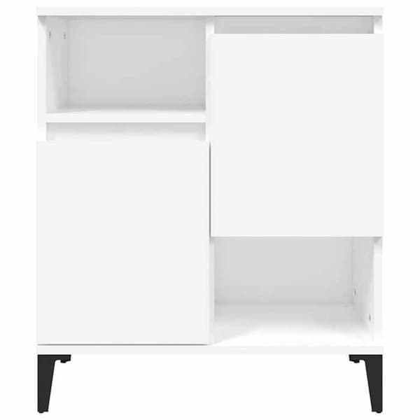 Maison Exclusive - Buffé Vit 60x35x70 cm Ingenjörsträ