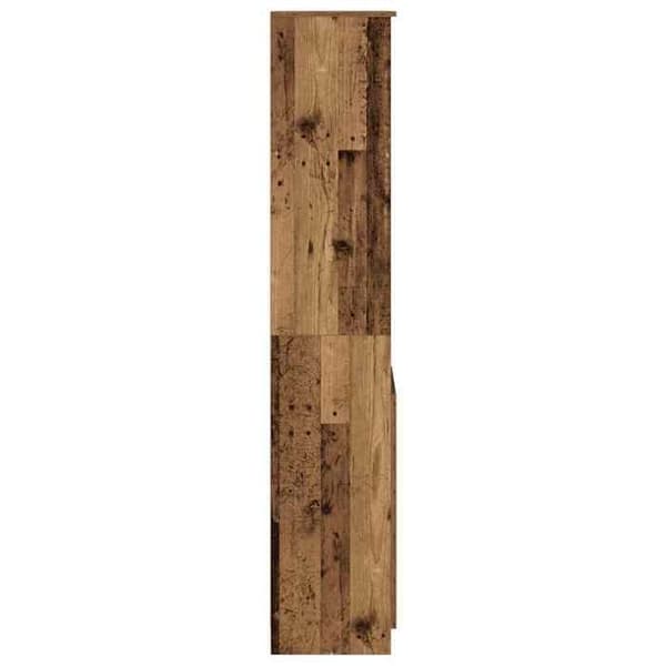 Maison Exclusive - Buffé hög 37,5x35x180 cm gammalt trä ingenjörsträ