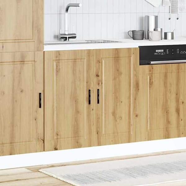 Maison Exclusive - Lavt møbel til vask Porto egetræ håndlavet ingeniørtræ