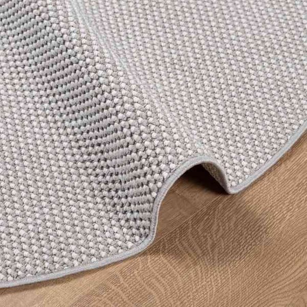 Maison Exclusive - Inomhusmatta LUGO Creme och grå Ø 120 CM Polyester