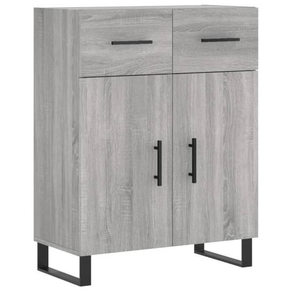 Maison Exclusive - Buffé Sonoma Grå 69,5x34x90 cm Ingenjörsträ