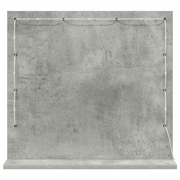 Maison Exclusive - Beton grå spejl til badeværelse 60 x 55 x 18 cm rektangulær Betonggrå