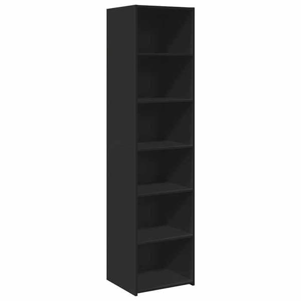 Maison Exclusive - Svart hög buffé 45x41x185 cm ingenjörsträ