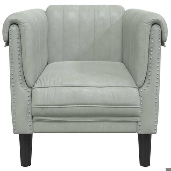 Maison Exclusive - Lysegrå Velour Stol