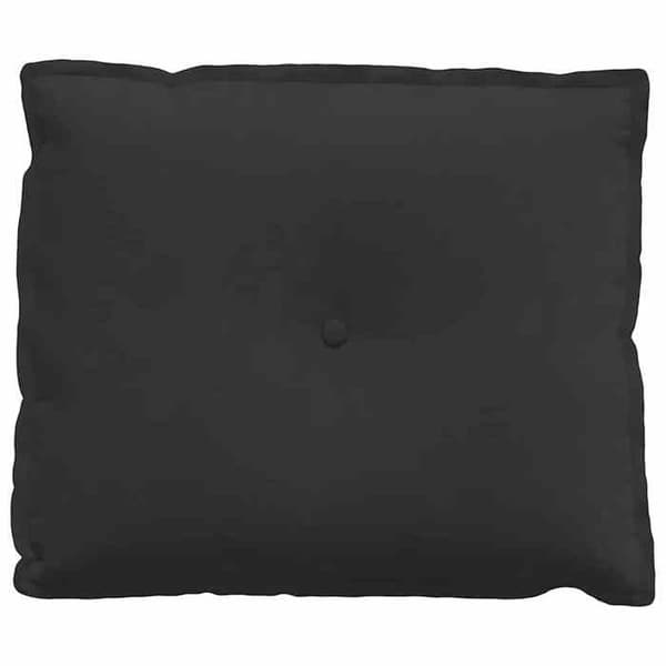 Maison Exclusive - Sort Rygpude 60 x 50 cm Mikrofiberstof