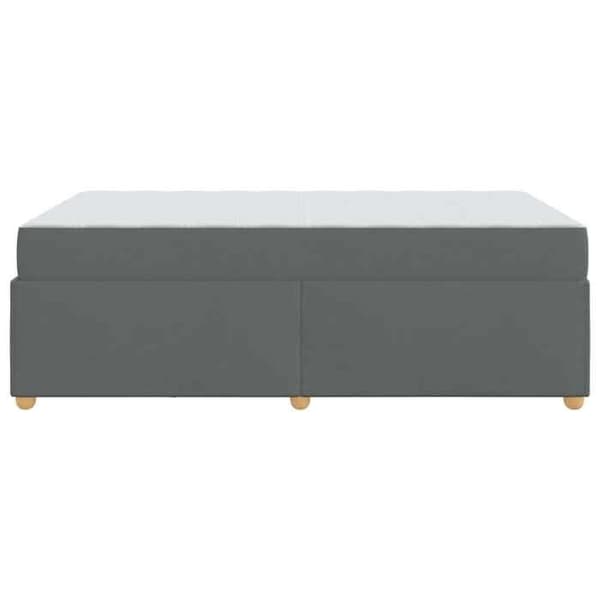 Maison Exclusive - Sängram med madrass Mörkgrå 120 x 200 cm tyg