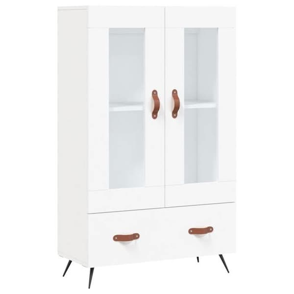 Maison Exclusive - Buffé hög vit 69,5x31x115 cm ingenjörsträ