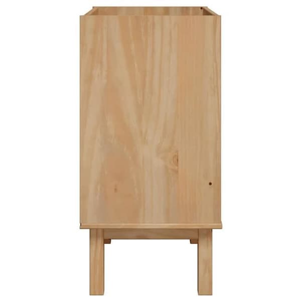 Maison Exclusive - Badeværelsesvaskeskab OTTA 59x40x80 cm massiv træ