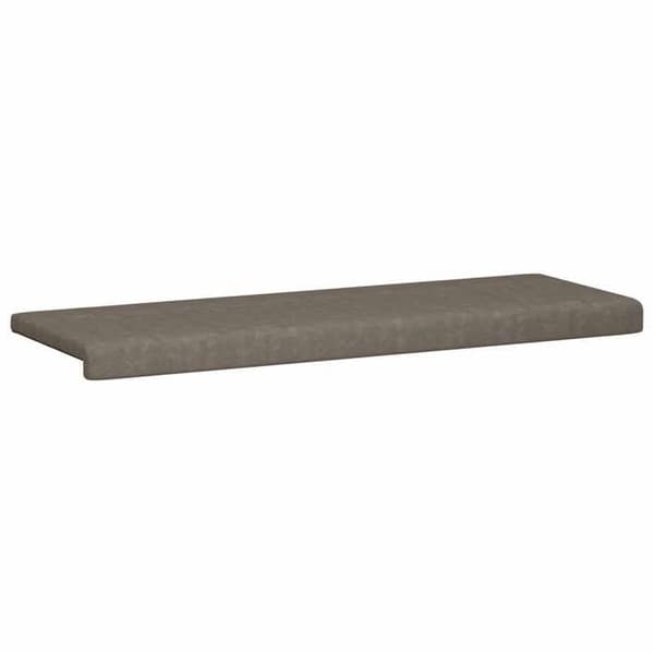 Maison Exclusive - Bænkpude i kunstlæder Grå Dybde 35 cm Grå