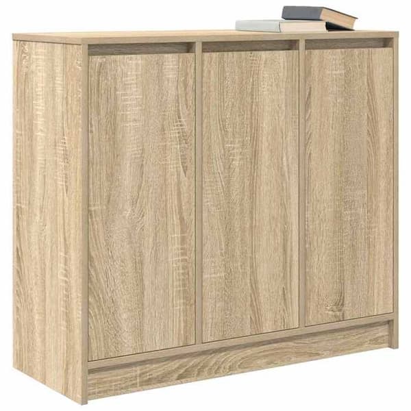 Maison Exclusive - Buffé ek sonoma 85x34x76 cm ingenjörsträ