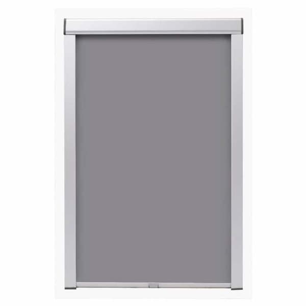 Dörrskärm - UK08 - Matt grå - 1173 x 1212 mm - Aluminiumbeläggning Grå