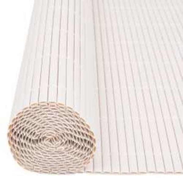 Maison Exclusive - Dobbelt-sidet havehegn 110x300 cm Hvid Vit