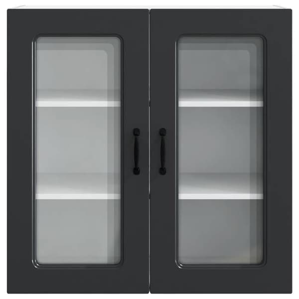Maison Exclusive - Kalmar Sort opvaskemaskinepanel 80 x 31 x 80 cm Svart