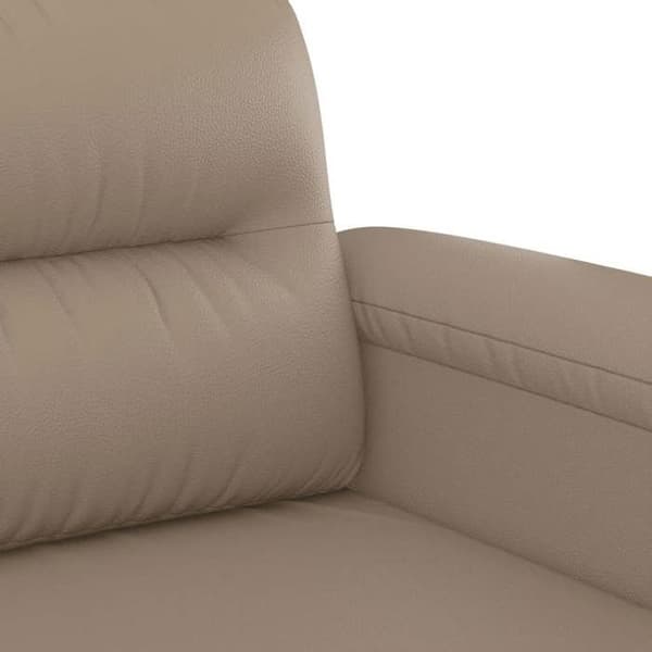 Maison Exclusive - 2-personers sofa Cappuccino 120 cm Kunstlæder