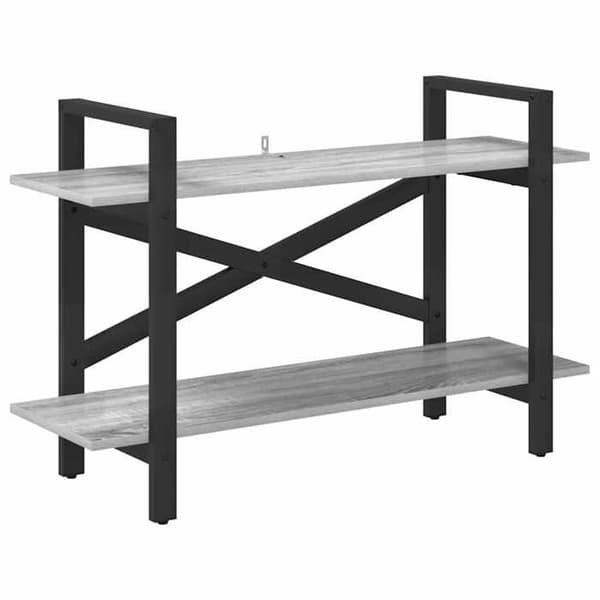 Maison Exclusive - Sonoma hylde grå 100 x 33,5 x 64 cm Ingeniørtræ
