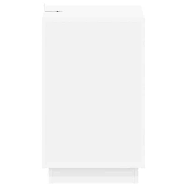 Sido bord - EXKLUSIV HEM - 60 x 40 x 65 cm - Vit - Ingenjörsträ - Rektangulär Vit