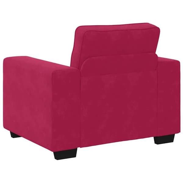 Maison Exclusive - Rød bordeaux lænestol sofa 100x77x82 cm velour